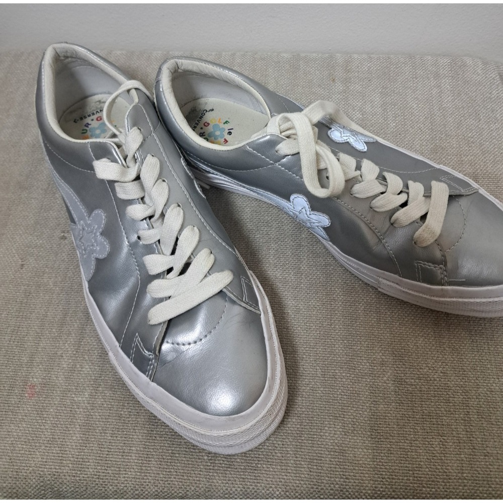 Converse One‎ Star OX x Golf Le Fleur Sneakers Men's Size 11 Silver